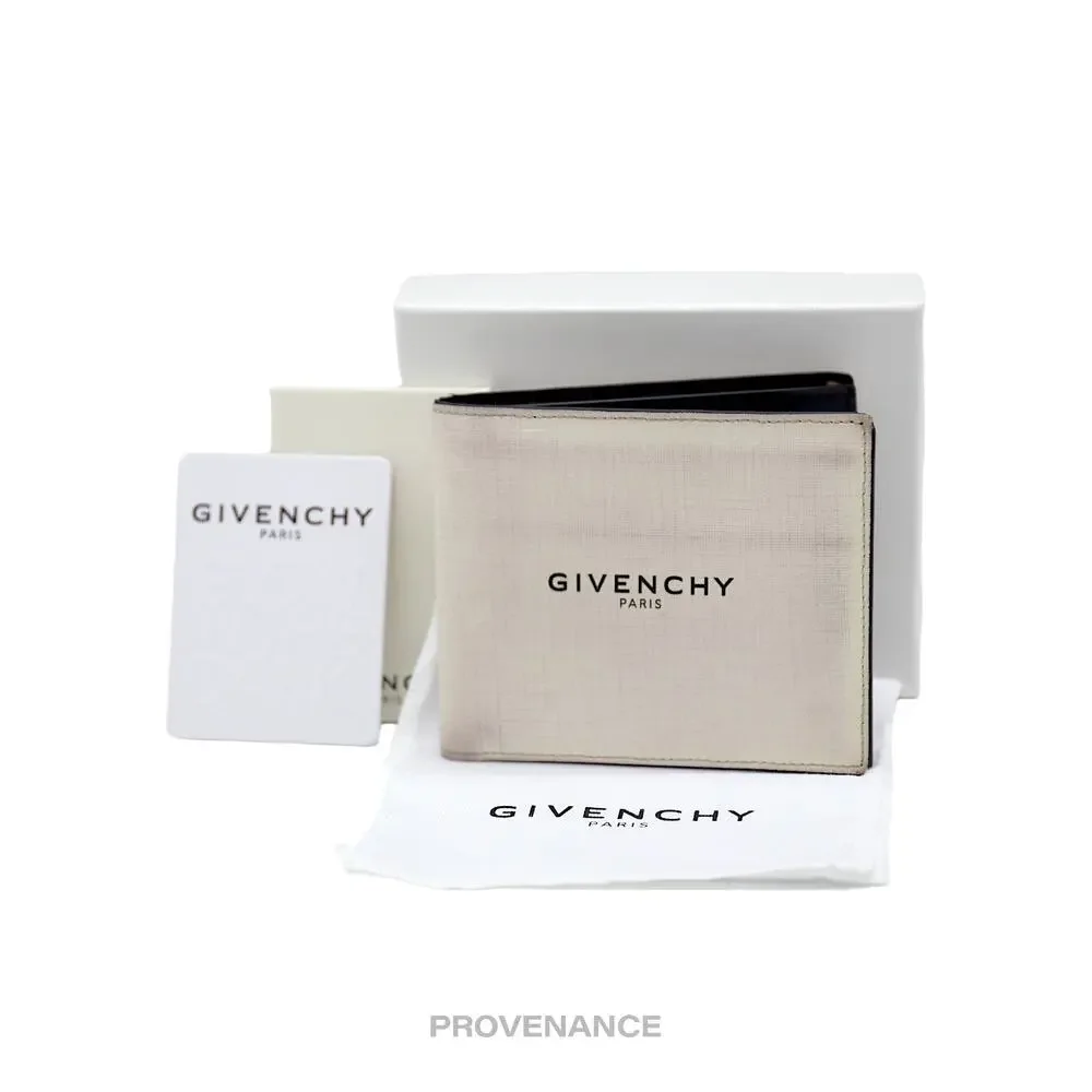 🔴 Givenchy Glow In The Dark 8CC Bifold Wallet - White Black